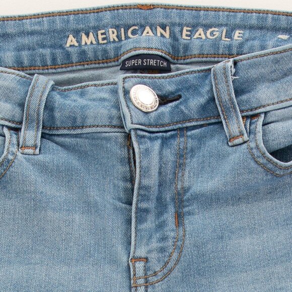 American Eagle (Indigo light wash) Size 0 Xtra Long - Picture 1 of 8